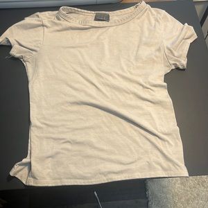 Olivia Rae tan shirt
